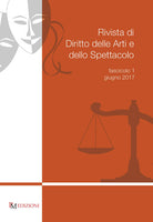 Cover of Rivista di diritto delle arti e dello spettacolo