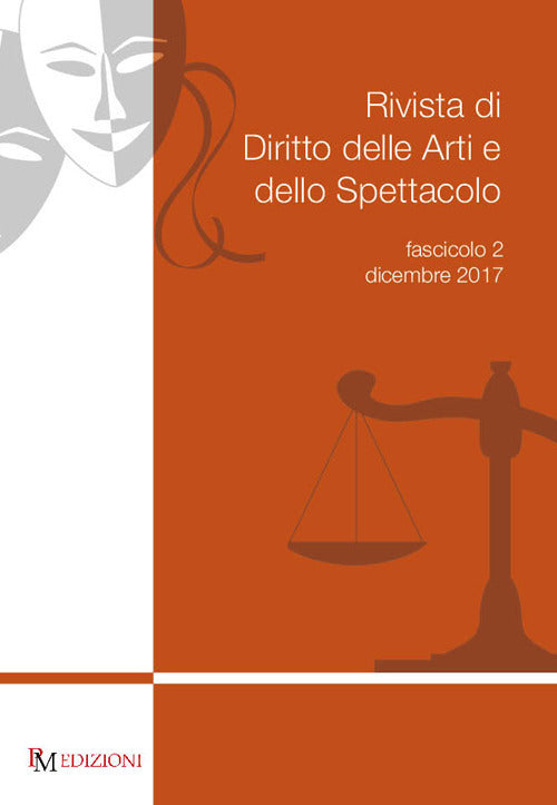 Cover of Rivista di diritto delle arti e dello spettacolo