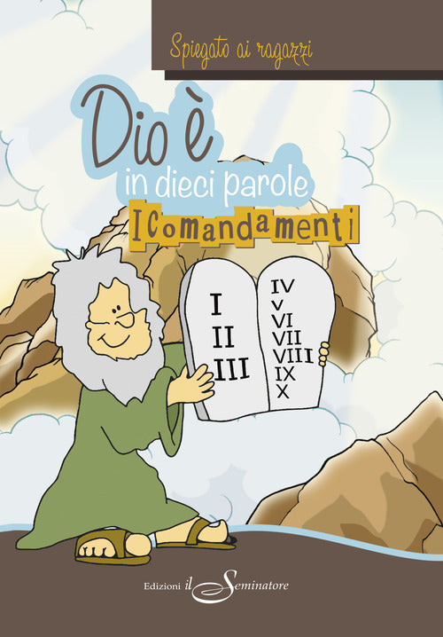 Cover of Dio è, in dieci parole. I comandamenti