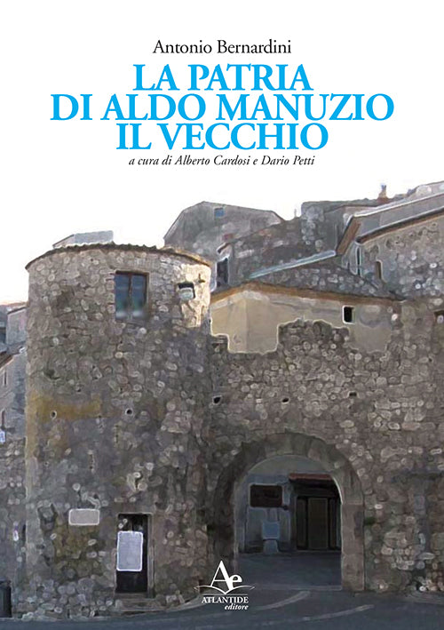 Cover of patria di Aldo Manuzio il Vecchio