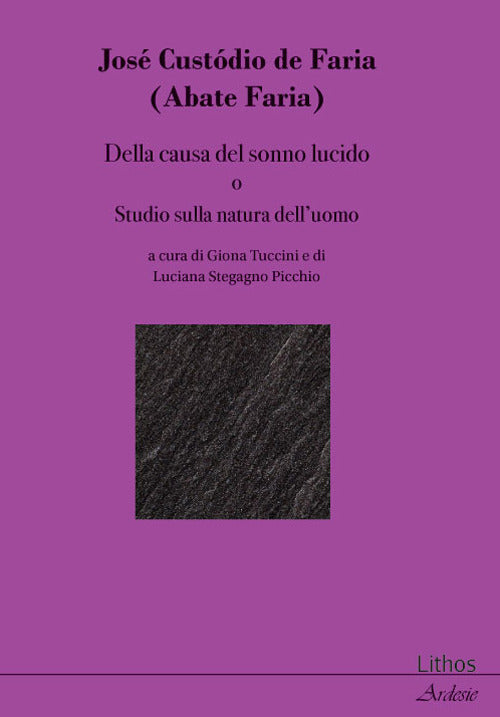 Cover of Della causa del sonno lucido o Studio sulla natura dell'uomo