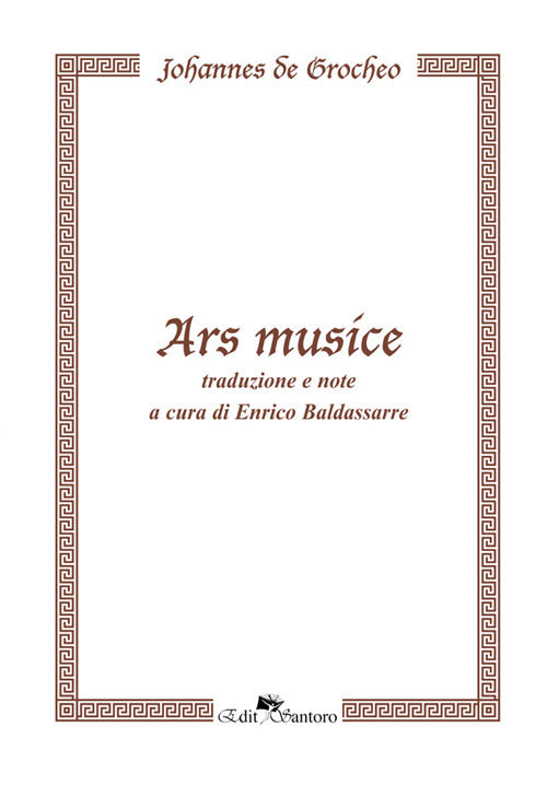 Cover of Ars musice