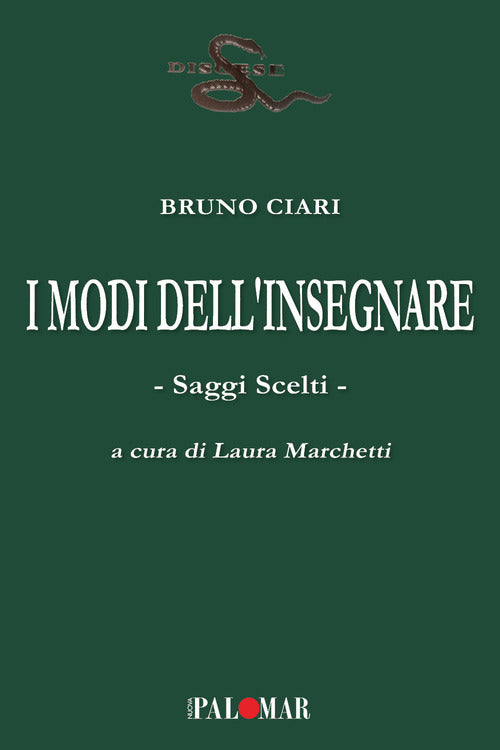 Cover of modi dell'insegnare. Saggi scelti