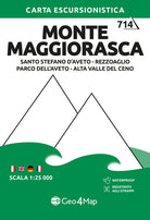 Cover of Monte Maggiorasca. Carta Escursionistica: Santo Stefano D'Aveto, Rezzoaglio, Parco dell'Aveto, Alta Valle del Ceno 1:25.000