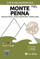Cover of Monte Penna. Passo del Bocco, Passo di Cento Croci, Varese Ligure 1:25.000