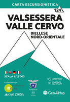 Cover of Valsessera Valle Cervo, Biellese nord-orientale. Carta escursionistica 1:25.000