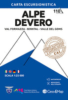Cover of Alpe Devero. Val Formazza, Binntal, Valle del Goms 1:25.000