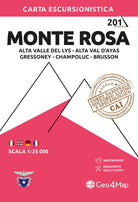 Cover of Monte Rosa. Alta Valle del Lys, Alta Valle d'Ayas, Champoluc e Brusson 1:25.000
