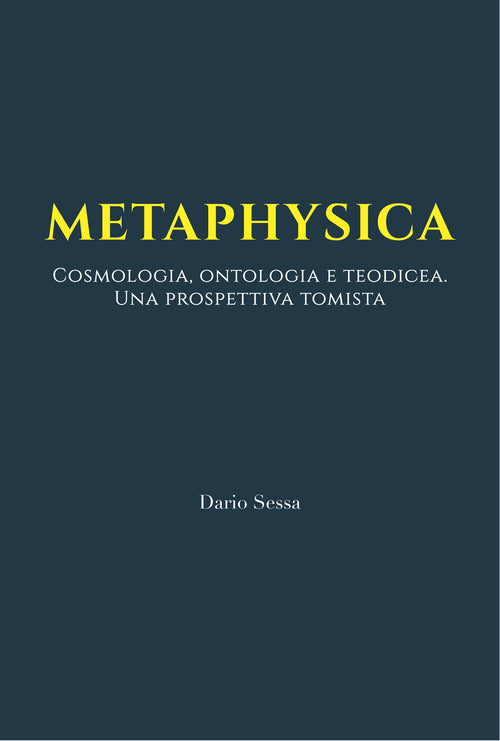 Cover of Metaphysica. Cosmologia, ontologia e teodicea. Una prospettiva tomista