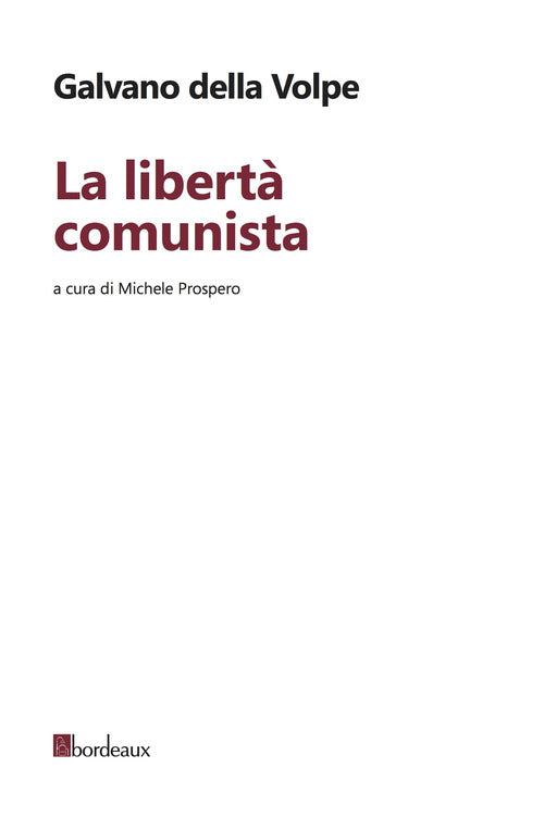 Cover of libertà comunista