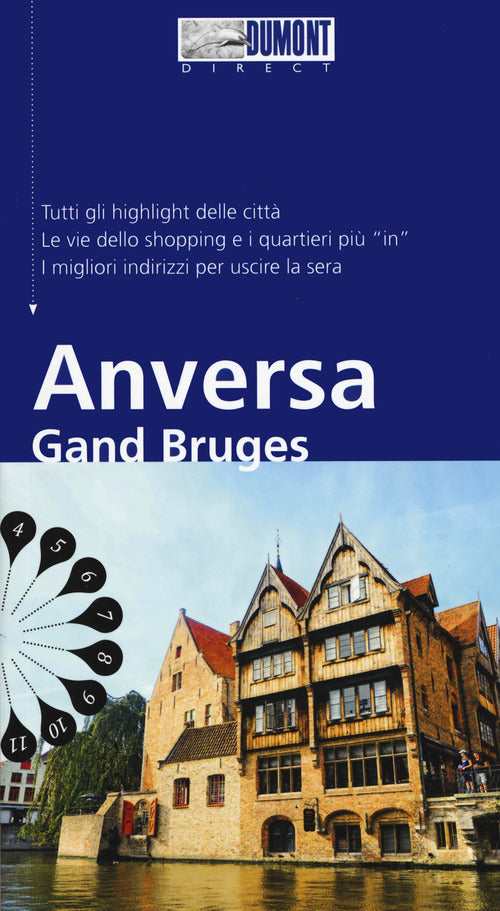 Cover of Anversa Gand Bruges. Con mappa