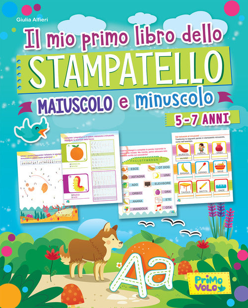 Cover of mio primo libro dello stampatello. Maiuscolo e minuscolo