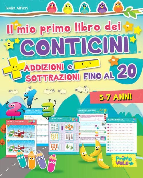 Cover of mio primo libro dei conticini. Addizioni e sottrazioni fino al 20