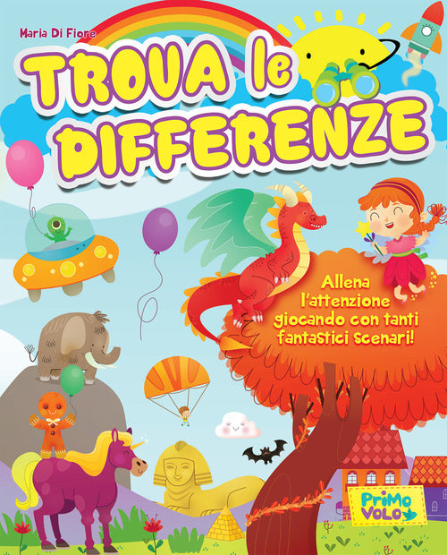 Cover of Trova le differenze. Allena l'attenzione giocando con tanti fantastici scenari!