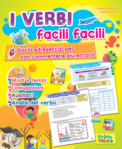 Cover of verbi facili facili. Giochi ed esercizi per non commettere più errori