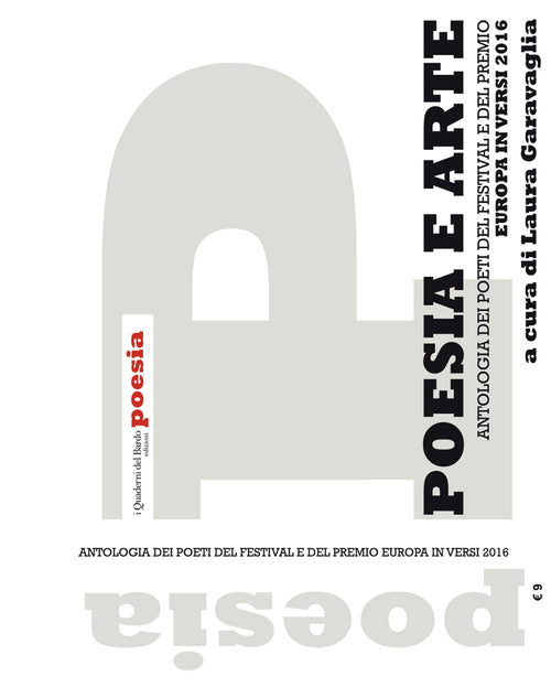Cover of Poesia e arte. Antologia dei poeti del Festival e del Premio Europa in versi 2016