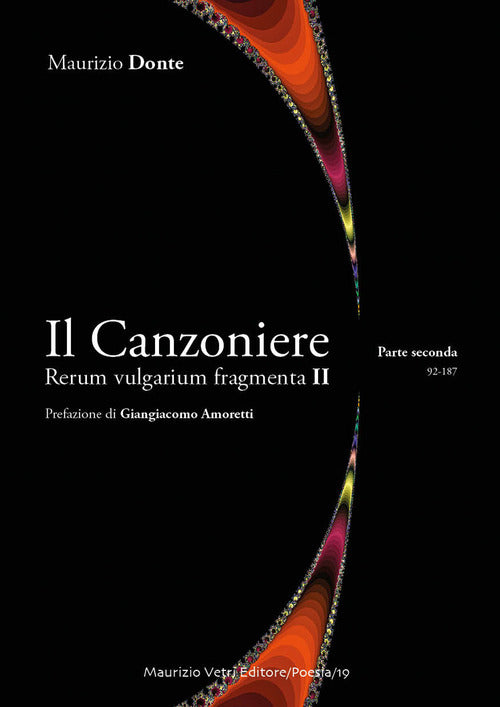 Cover of canzoniere. Rerum vulgarium fragmenta II