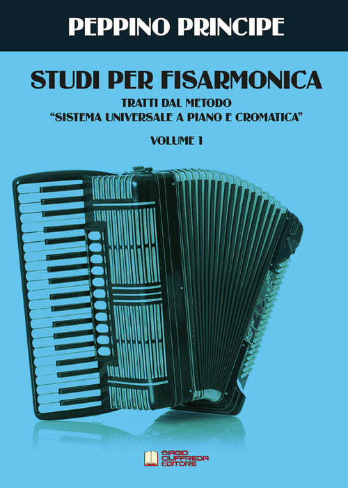 Cover of Studi per fisarmonica. Tratti dal metodo sistema universale a piano e cromatica