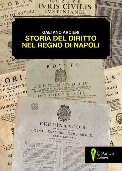 Cover of Storia del diritto nel Regno di Napoli