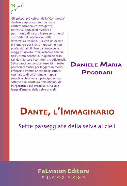 Cover of Dante, l'Immaginario. Sette passeggiate dalla selva ai cieli