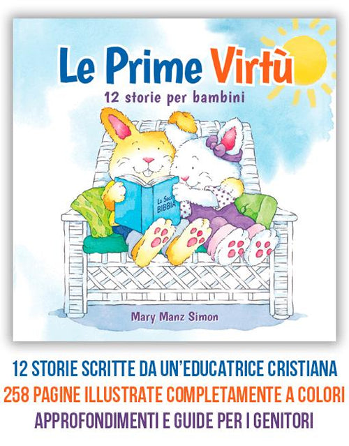 Cover of prime virtù. 12 storie per bambini