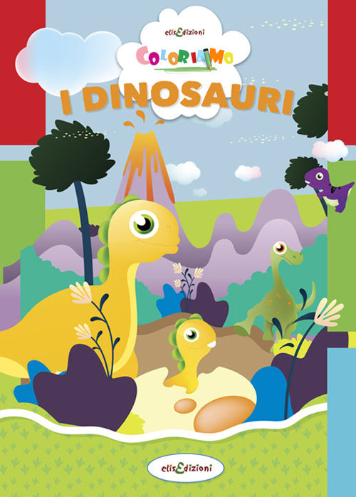 Cover of Coloriamo i dinosauri