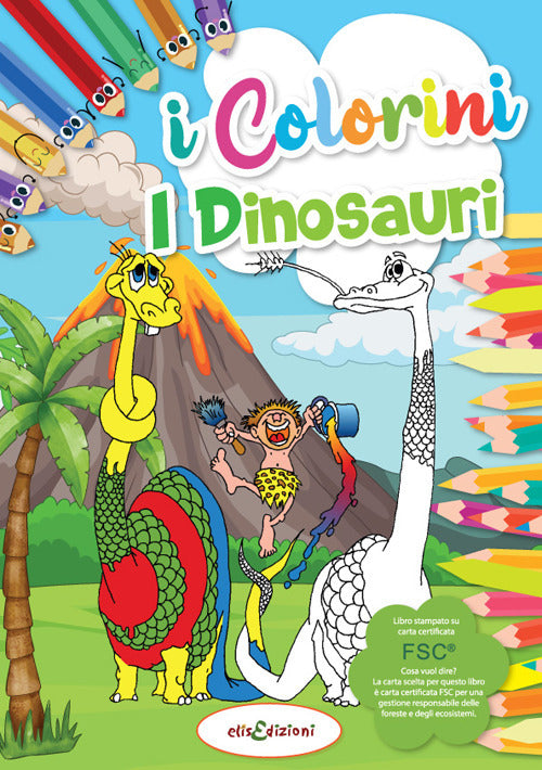 Cover of Dinosauri. Colorini