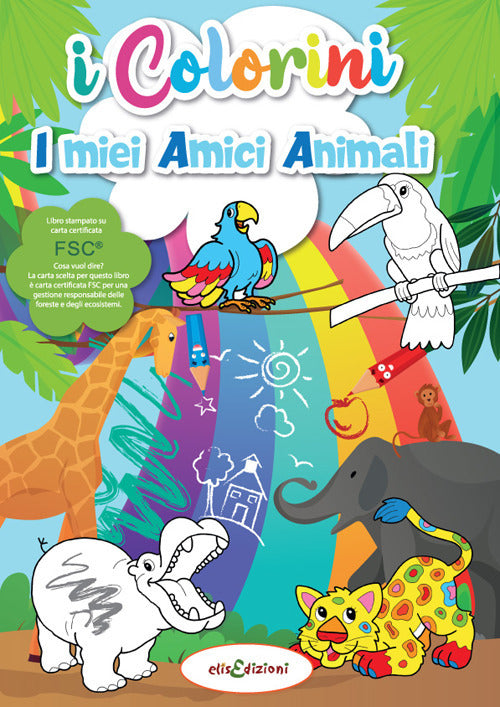 Cover of miei amici animali. I colorini