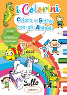 Cover of Coloro e scrivo con gli animali. I colorini