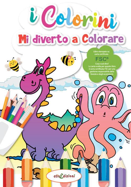 Cover of Mi diverto a colorare. I colorini