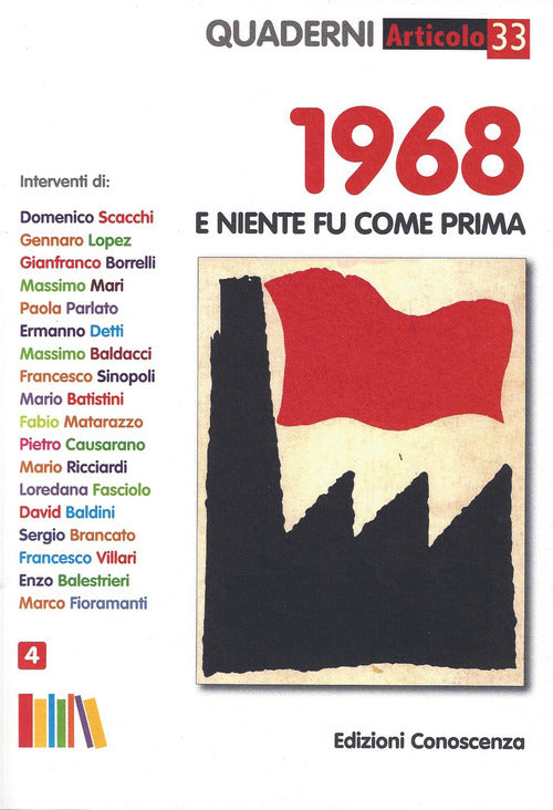 Cover of 1968. E niente fu come prima. Quaderni di Articolo 33