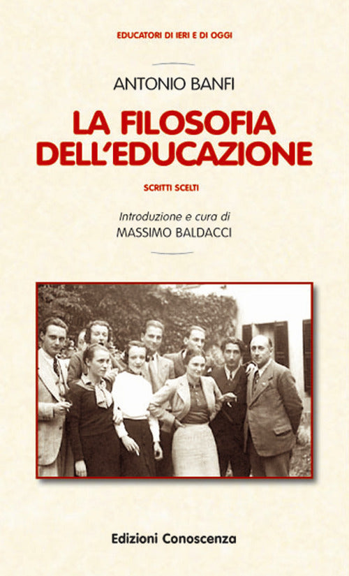 Cover of filosofia dell'educazione. Scritti scelti