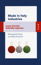 Cover of Made in Italy industries. Managerial issues and best practices