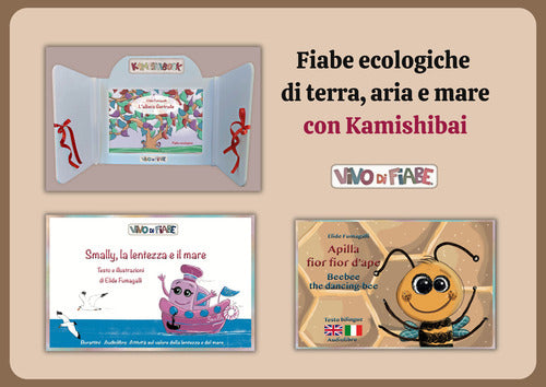 Cover of Fiabe ecologiche di terra, acqua ed aria. Con Kamishibai