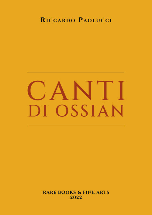 Cover of Canti di Ossian