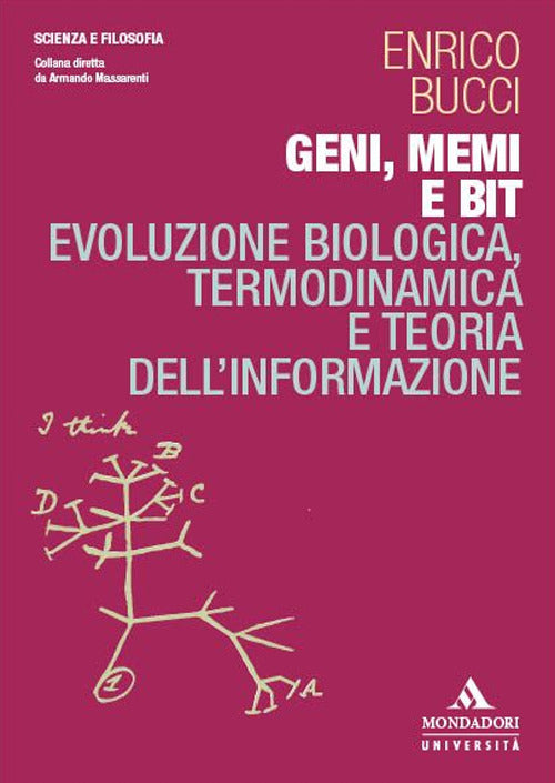 Cover of Geni, memi e bit. Evoluzione biologica, termodinamica e teoria dell’informazione