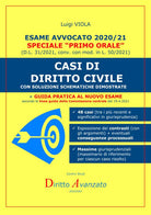 Cover of Esame avvocato 2020-21. Casi di diritto civile. Con soluzioni schematiche dimostrate