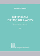 Cover of Breviario di diritto del lavoro