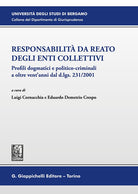 Cover of Responsabilità da reato degli enti collettivi. Profili dogmatici e politico-criminali a oltre vent’anni dal d.lgs. 231/2001