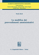 Cover of modifica dei provvedimenti amministrativi