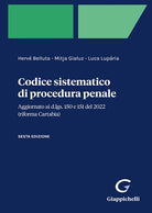 Cover of Codice sistematico di procedura penale