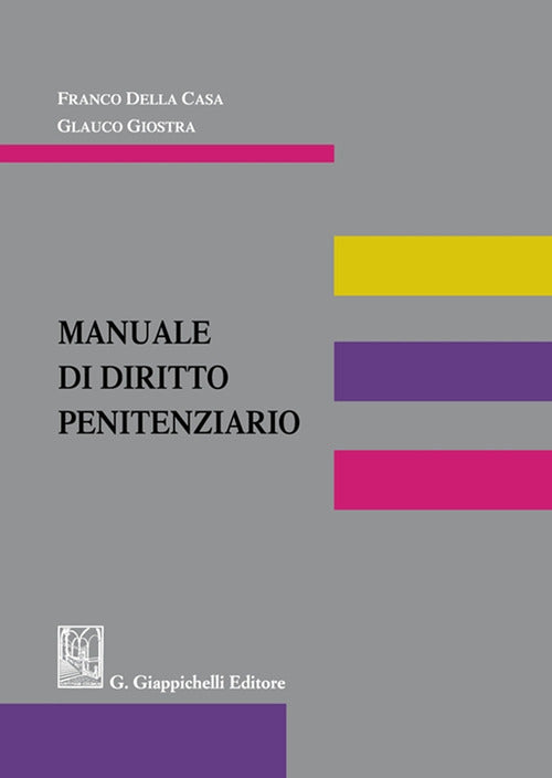 Cover of Manuale di diritto penitenziario