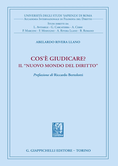 Cos' giudicare? In nuovo mondo del diritto