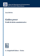 Cover of Golden power. Profili di diritto amministrativo