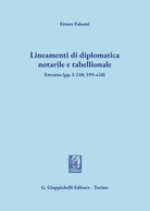 Cover of Lineamenti di diplomatica notarile e tabellionale