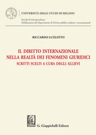 Cover of diritto internazionale nella realtà dei fenomeni giuridici. Scritti scelti a cura degli allievi