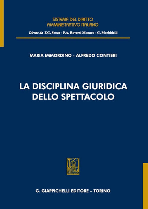 Cover of disciplina giuridica dello spettacolo