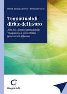 Cover of Temi attuali di diritto del lavoro