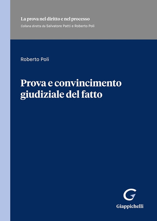 Cover of Prova e convincimento giudiziale del fatto