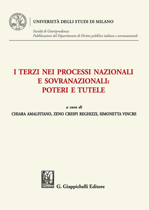 Cover of terzi nei processi nazionali e sovranazionali: poteri e tutele